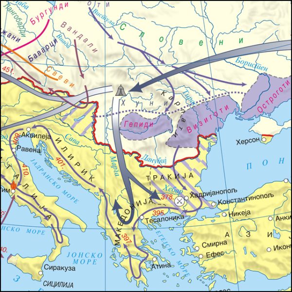 IK-29  STARI RIM - *Početak velike seobe naroda 375.g. - Image 2