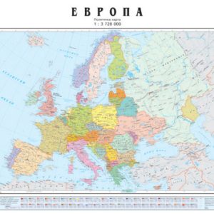 ZIDNA KARTA POLITIČKA – EVROPA