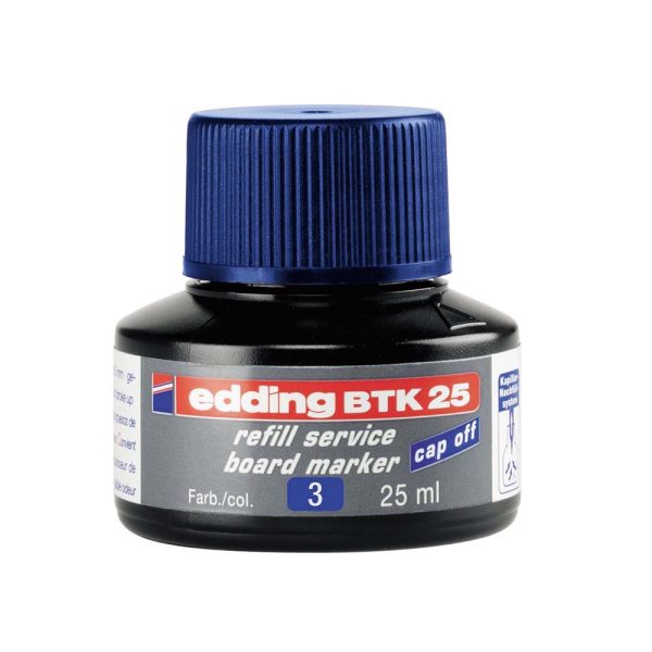 Refil za marker za belu tablu EDDING BTK25 25ml - plavi
