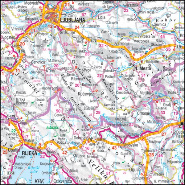 ZIDNA KARTA - AUTO KARTA  SFRJ - Image 2